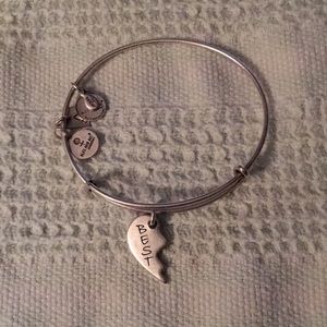Alex and Ani “best” bangle in silver